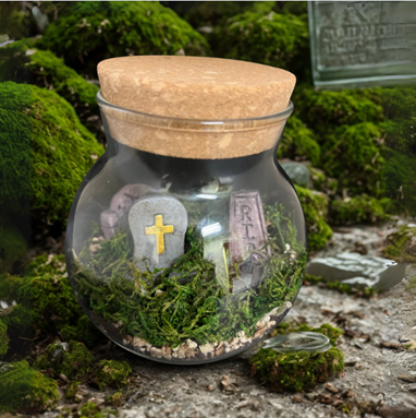 image of cemetery terrarium